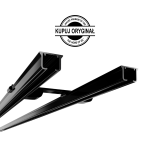 Szyna KS Forest podwójna aluminiowa szyna sufitowa czarna