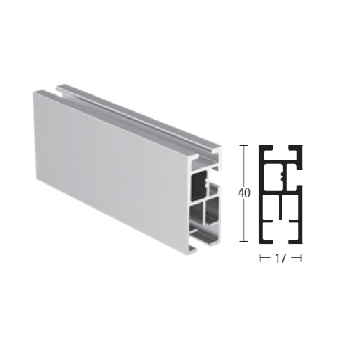 Karnisz elektryczny Büsche 40x17mm WAVE pod silnik Mio Decor / Somfy / Motionblinds / Forest