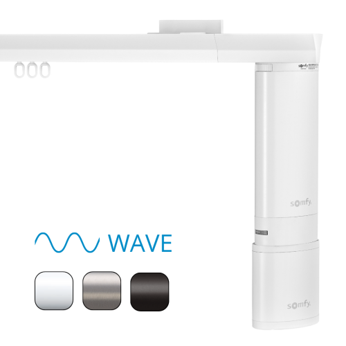 Karnisz elektryczny Büsche COS TECDOR WAVE pod silnik Somfy / Motionblinds / Forest 