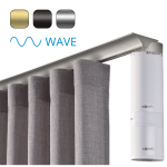 Karnisz elektryczny Büsche LEP TECDOR WAVE pod silnik Somfy / Motionblinds / Forest