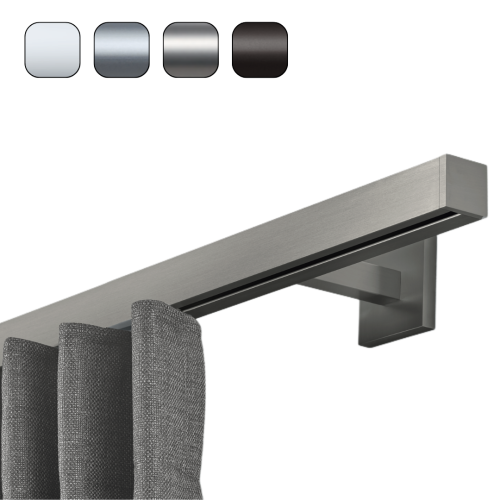 Karnisz elektryczny Büsche 26x26mm TECDOR pod silnik Somfy / Motionblinds / Forest