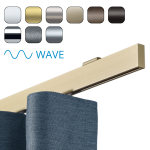 Karnisz elektryczny Büsche 40x17mm WAVE pod silnik Mio Decor / Somfy / Motionblinds / Forest