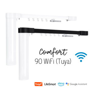 Karnisz elektryczny Comfort 90 WiFi (Tuya) o zwiększonej wytrzymałości