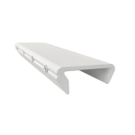 Dodatkowy łącznik zewnętrzny metalowy biały do szyn KS, DS, CKS i karniszy Shuttle