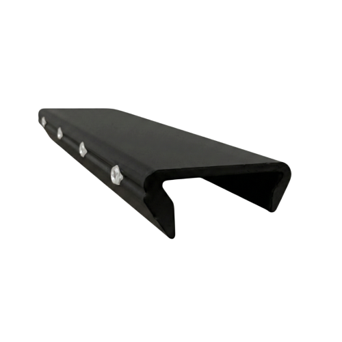 Dodatkowy łącznik zewnętrzny metalowy czarny do szyn KS, DS, CKS i karniszy Shuttle