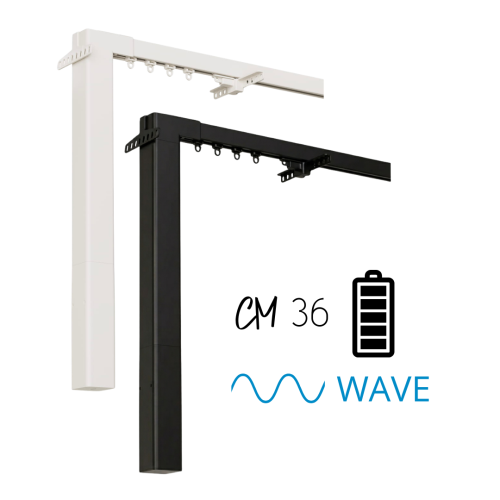 Bateryjny karnisz Motionblinds CM-36 WAVE