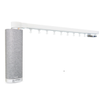 Bateryjny karnisz z napędem Glydea Ultra 50 WireFree Zigbee o zwiększonej wytrzymałości