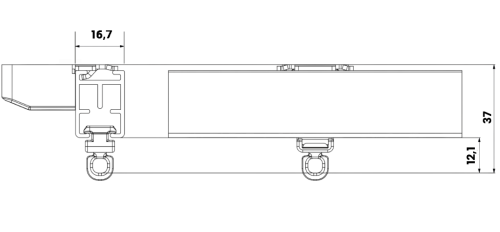 Karnisz elektryczny 24V  Eve Motionblinds CM-51-E WAVE (Matter over Thread, Apple HomeKit, SmartThings)